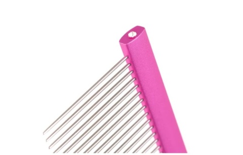 Blovi - Bardzo lekki grzebień metalowy 23cm, mieszany rozstaw pinów (50/50)