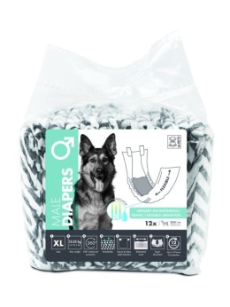 M-Pets DIAPERS - ON - Pieluszki dla psa roz. XL 12 szt.