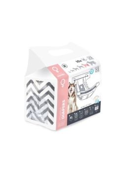 M-Pets DIAPERS - ONA - Pieluszki dla suczek roz. XL 10szt.