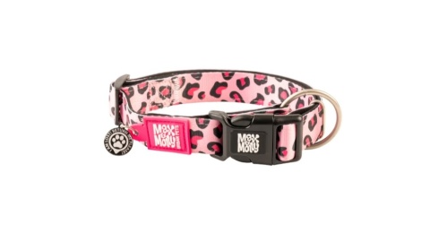 Max&Molly GOTCHA! Smart ID Leopard Pink - Obroża dla psa - S