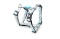 Max&Molly H-Harness Unicorn - Kolorowe szelki dla psa regulowane - XS