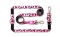 Max&Molly Multi-Leash Leopard Pink - Smycz przepinana dla psa 200cm - XS
