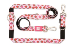 Max&Molly Multi-Leash Strawberry Dream - Smycz przepinana dla psa 200cm - L