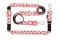 Max&Molly Multi-Leash Strawberry Dream - Smycz przepinana dla psa 200cm - L