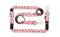 Max&Molly Multi-Leash Strawberry Dream - Smycz przepinana dla psa 200cm - XS
