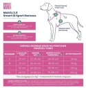 Max&Molly Sport Harness Matrix 2.0 Black - Szelki regulowane dla psa z identyfikatorem QR - L
