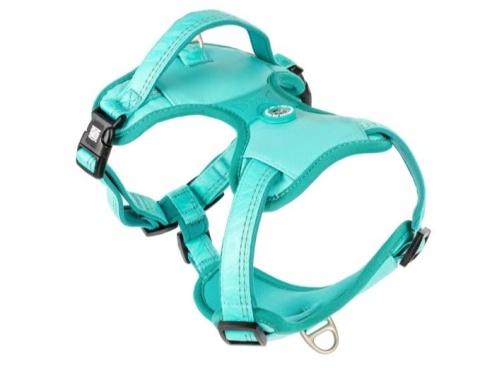 Max&Molly Sport Harness Matrix 2.0 Turquoise - szelki regulowane dla psa z identyfikatorem QR - L