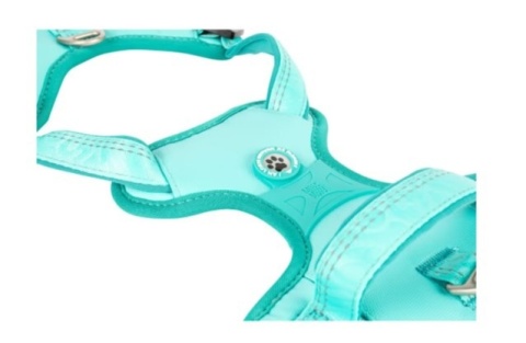 Max&Molly Sport Harness Matrix 2.0 Turquoise - szelki regulowane dla psa z identyfikatorem QR - L