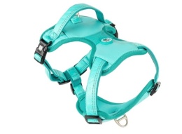 Max&Molly Sport Harness Matrix 2.0 Turquoise - szelki regulowane dla psa z identyfikatorem QR - M