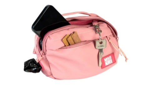 Max&Molly Training Bag Matrix 2.0 Rose - nerka na spacer z psem - Różowy