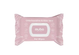Mubo - chusteczki z chlorheksydyną i aloesem dla psa i kota 40szt