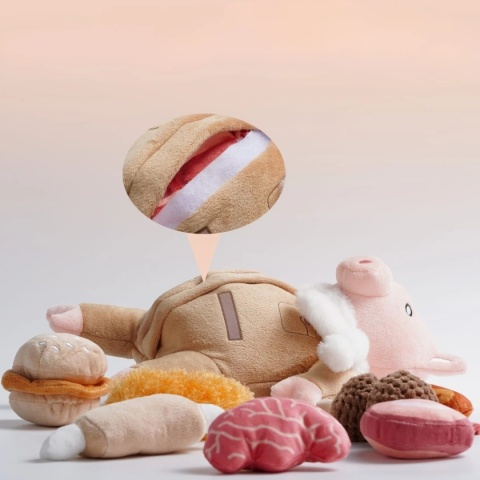 Nocciola - Zabawka węchowa - norka dla psa 9-w-1 ŚWINKA