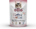 Ollo Cat - nr 5 Tuńczyk i Przegrzebki - Uzupełniająca karma mokra dla kota 85g
