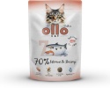 Ollo Cat - nr 7 Łosoś i Krewetki - Uzupełniająca karma mokra dla kota 85g