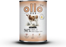 Ollo Plus Kolagen Cielęcina - Karma mokra dla psa 400g
