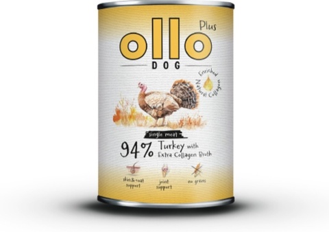 Ollo Plus Kolagen Indyk - Karma mokra dla psa 400g