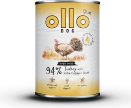 Ollo Plus Kolagen Indyk - Karma mokra dla psa 800g