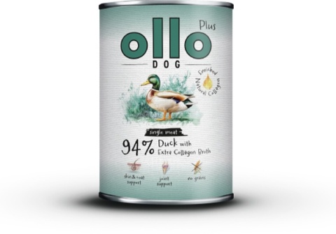Ollo Plus Kolagen Kaczka - Karma mokra dla psa 400g