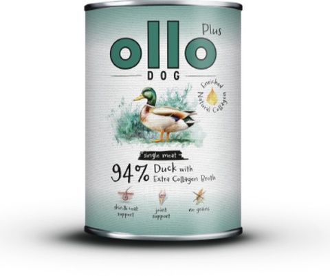 Ollo Plus Kolagen Kaczka - Karma mokra dla psa 800g