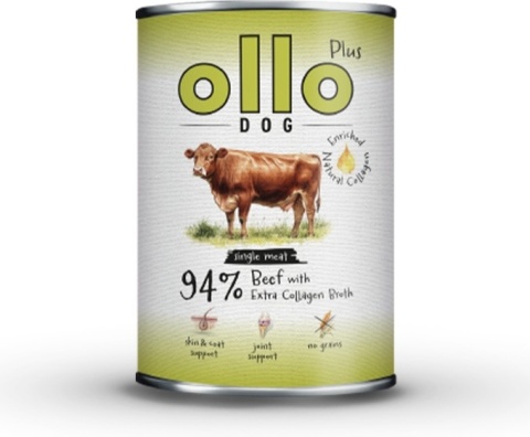 Ollo Plus Kolagen Wołowina - Karma mokra dla psa 800g
