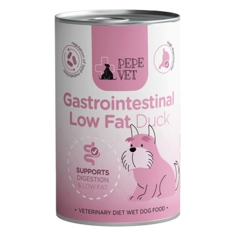 Paka Zwierzaka - PEPE VET - Gastrointestinal LF Duck (kaczka) 400g