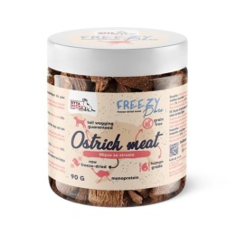 Syta Micha - FREEZY Pure - 100% liofilizowane mięso strusia 90g