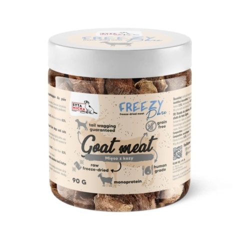 Syta Micha - FREEZY Pure - 100% liofilizowane mięso z kozy 90g