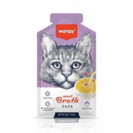 WANPY - Bulion z Kaczki dla kota 50g
