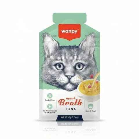 WANPY - Bulion z Tuńczyka dla kota 50g