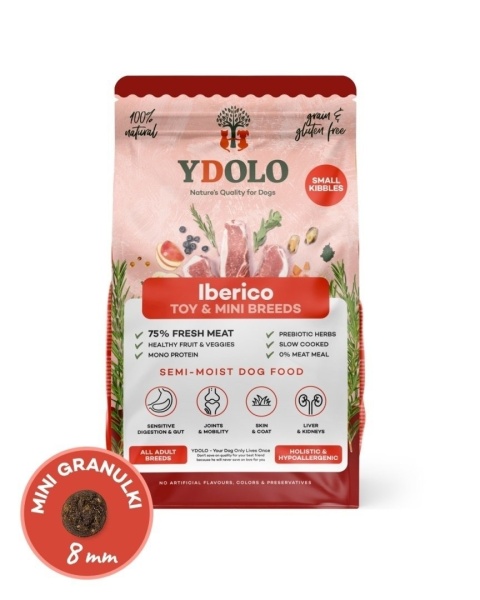 YDOLO MINI Iberico - półwilgotna karma dla psów małych ras 700g