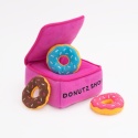 ZippyPaws - Pluszowa norka Pudełko donutów
