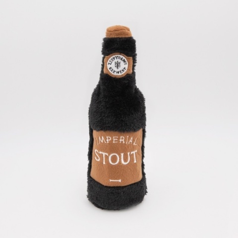ZippyPaws - Pluszowa trzaskająca butelka Stout