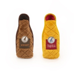 ZippyPaws - Pluszowe Whiskey-Tequila 2szt
