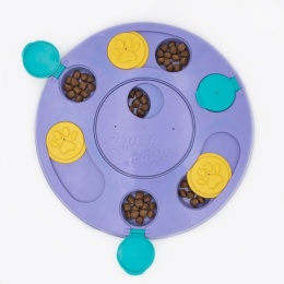 ZippyPaws - Smarty Paws Puzzler - fioletowy